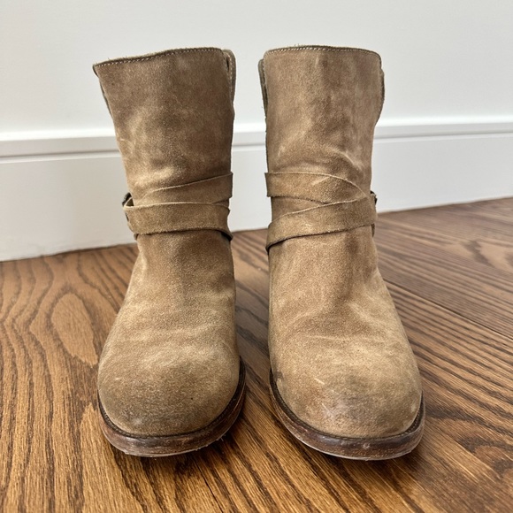 J. Crew tan leather booties size 7.5 - Picture 13 of 16